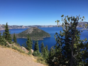 Cinder Cone in Crater Lake