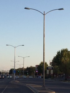 Are these light posts or alien antennas?